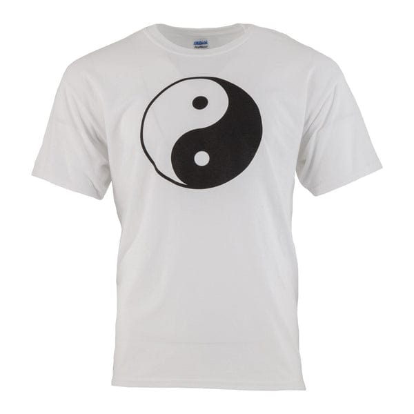 Eclipse Martial Art Supplies white / child medium Yin and Yan T-shirt Large Logo