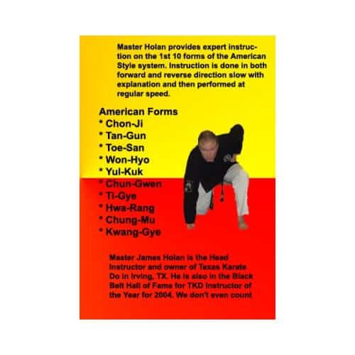 EclipseMartialArtsSupplies DVD Taekwondo Forms Kata 1-10 Training DVD by Master James Holan