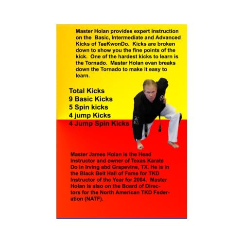 EclipseMartialArtsSupplies DVD Taekwondo Total Kicks Training DVD With James Holan