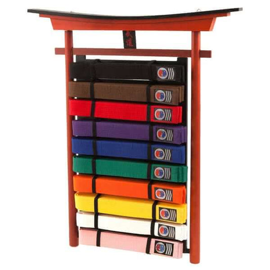 EclipseMartialArtsSupplies sporting goods 10 level Karate Belt Display Martial Arts Karate