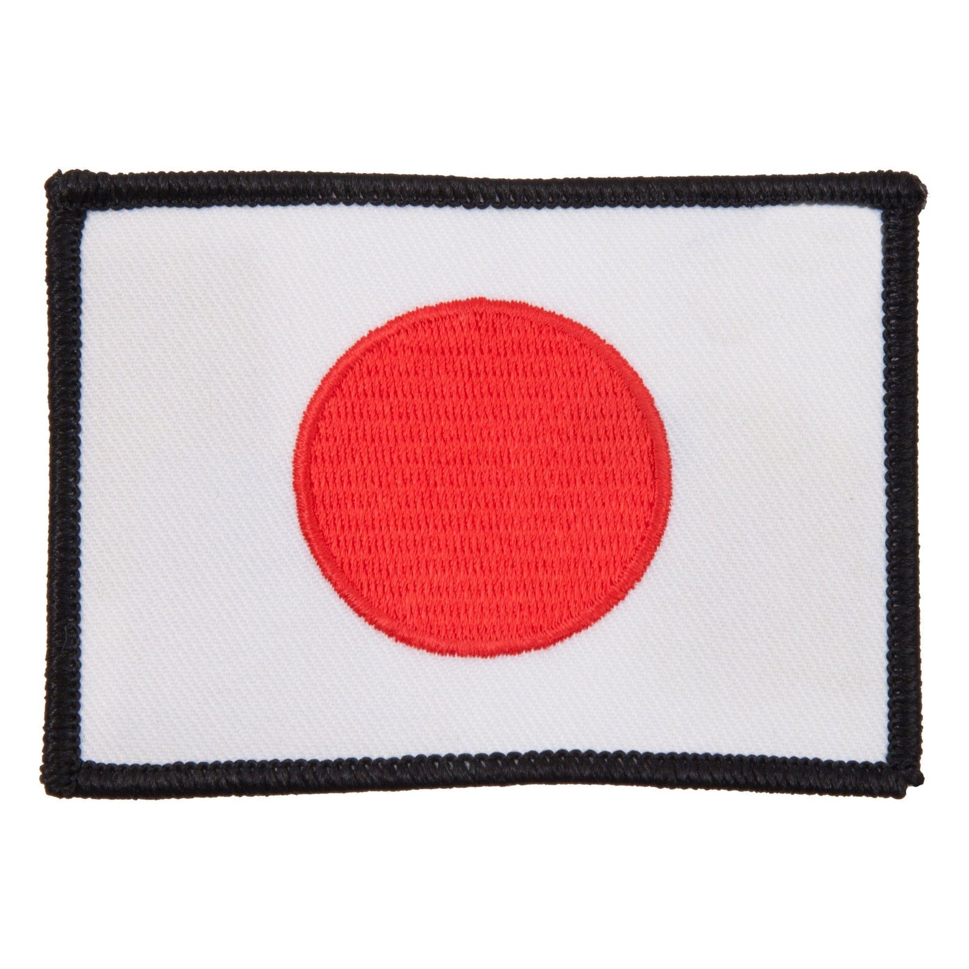 EclipseMartialArtsSupplies sporting goods Japan Flag Patch black border Martial Arts Uniform Patch