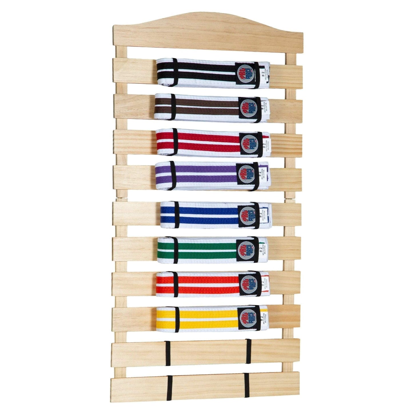 EclipseMartialArtsSupplies sporting goods Karate Belt Display Wood Rack martial arts