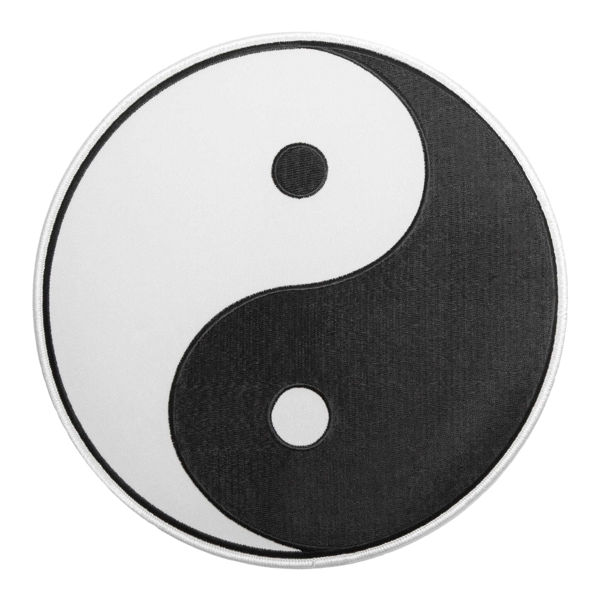 Yin & Yang Jacket Patch Martial Arts Uniform 8 inch Patch