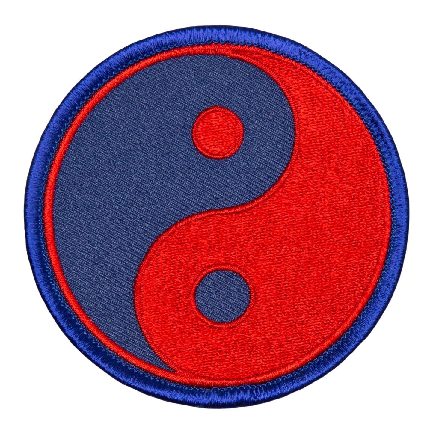 EclipseMartialArtsSupplies sporting goods Yin & Yang-Red and Blue Patch Martial Arts Uniform Patch