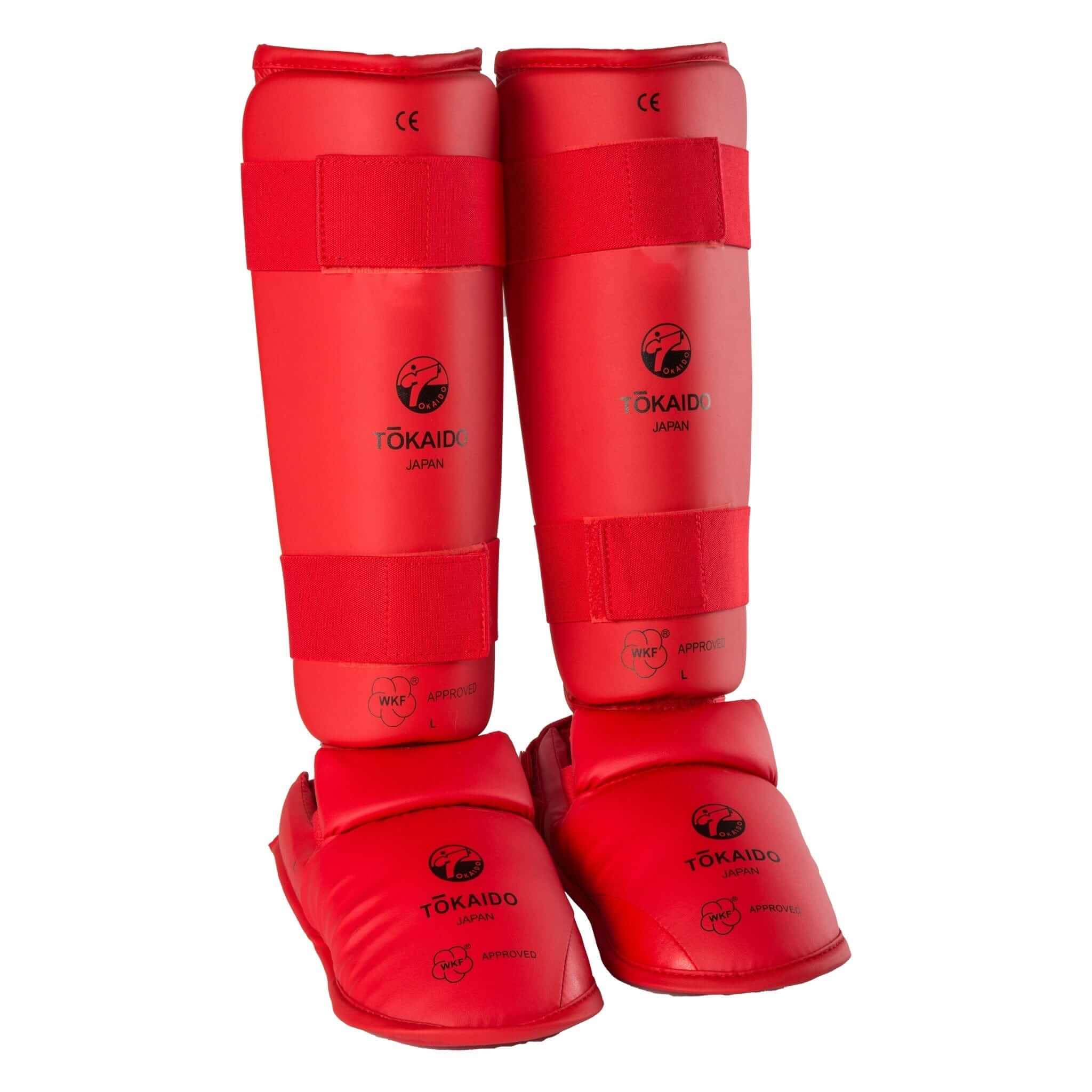 Spargear Tokaido WKF approved shin and Instep sparring gear