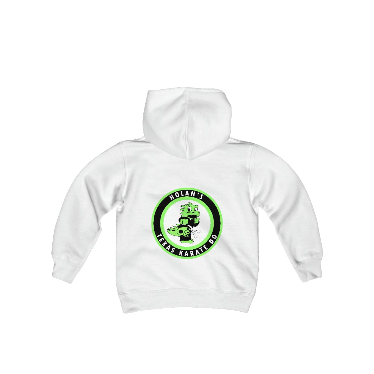 Printify Kids clothes Holans Texas Karate Do Youth Lil Dragon Hoodie