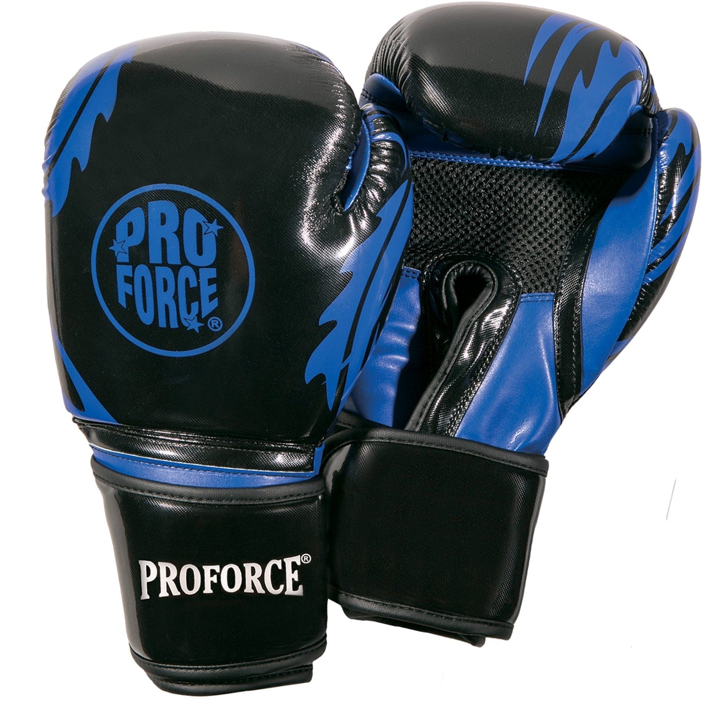 Proforce Boxing black/blue ProForce Combat Boxing Training Glove - 12 oz