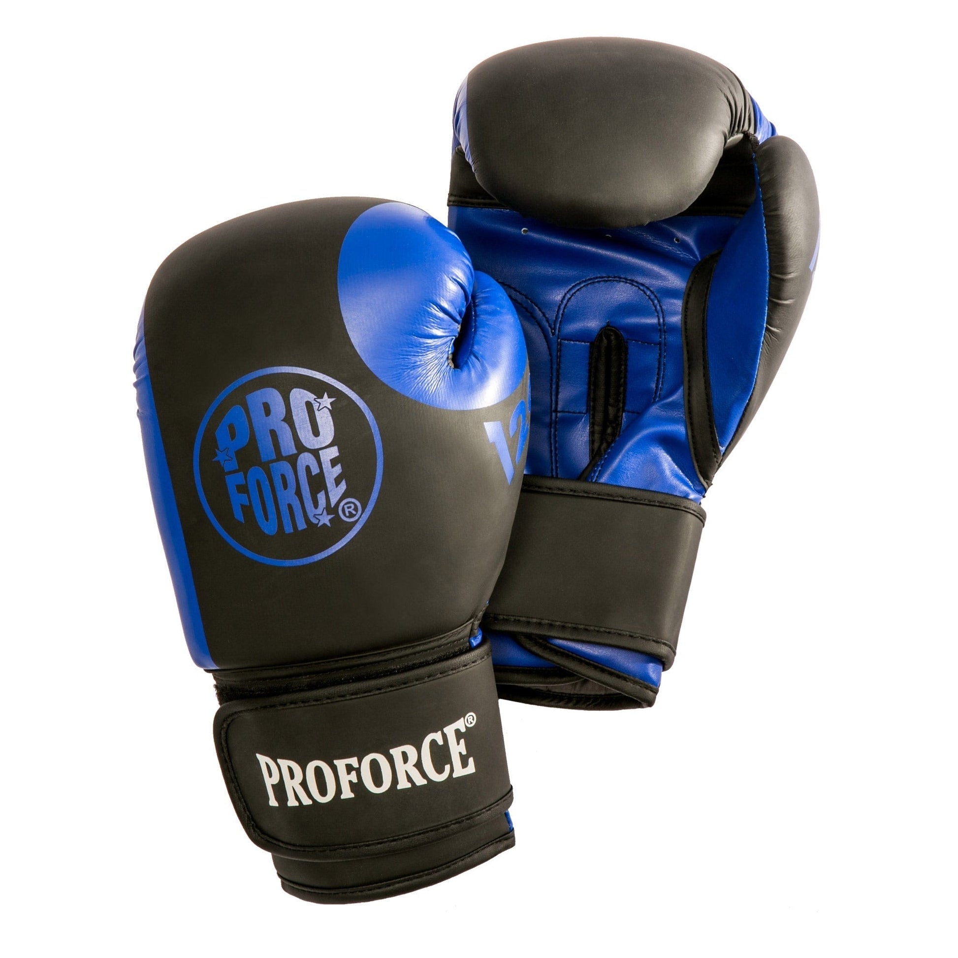 ProForce Boxing black/blue ProForce Tactical Boxing Training Glove - 12oz