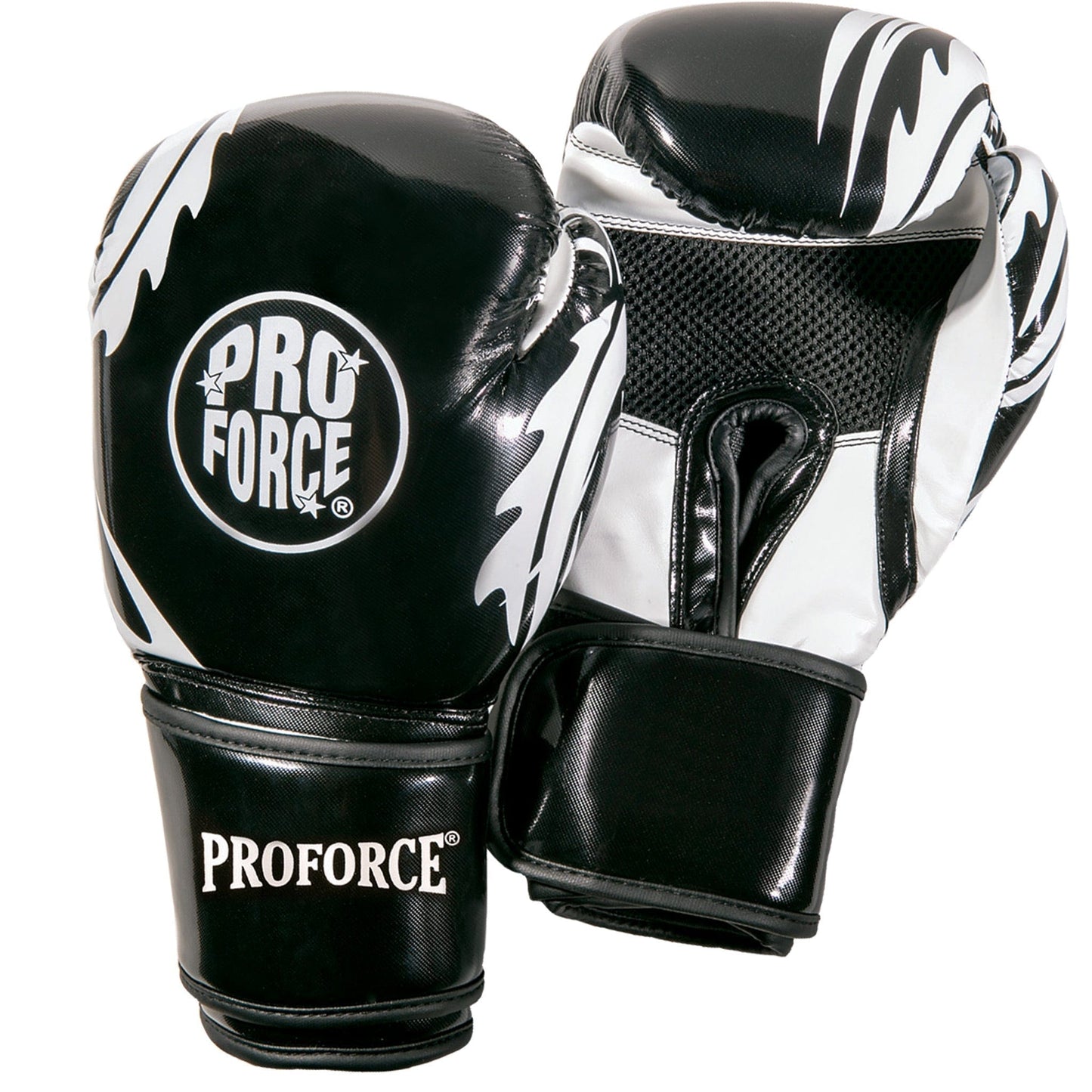 Proforce Boxing black/white ProForce Combat Boxing Training Glove - 12 oz
