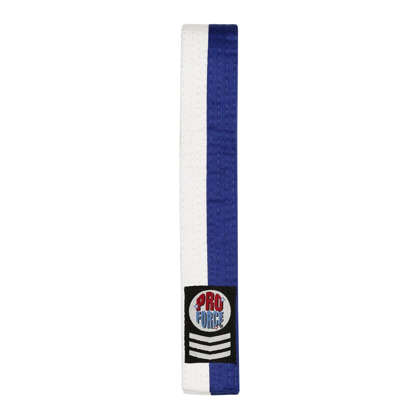 ProForce karate belt Blue / 0 child Small ProForce 1.5 inch wide Double Wrap Two-Tone Karate Belt
