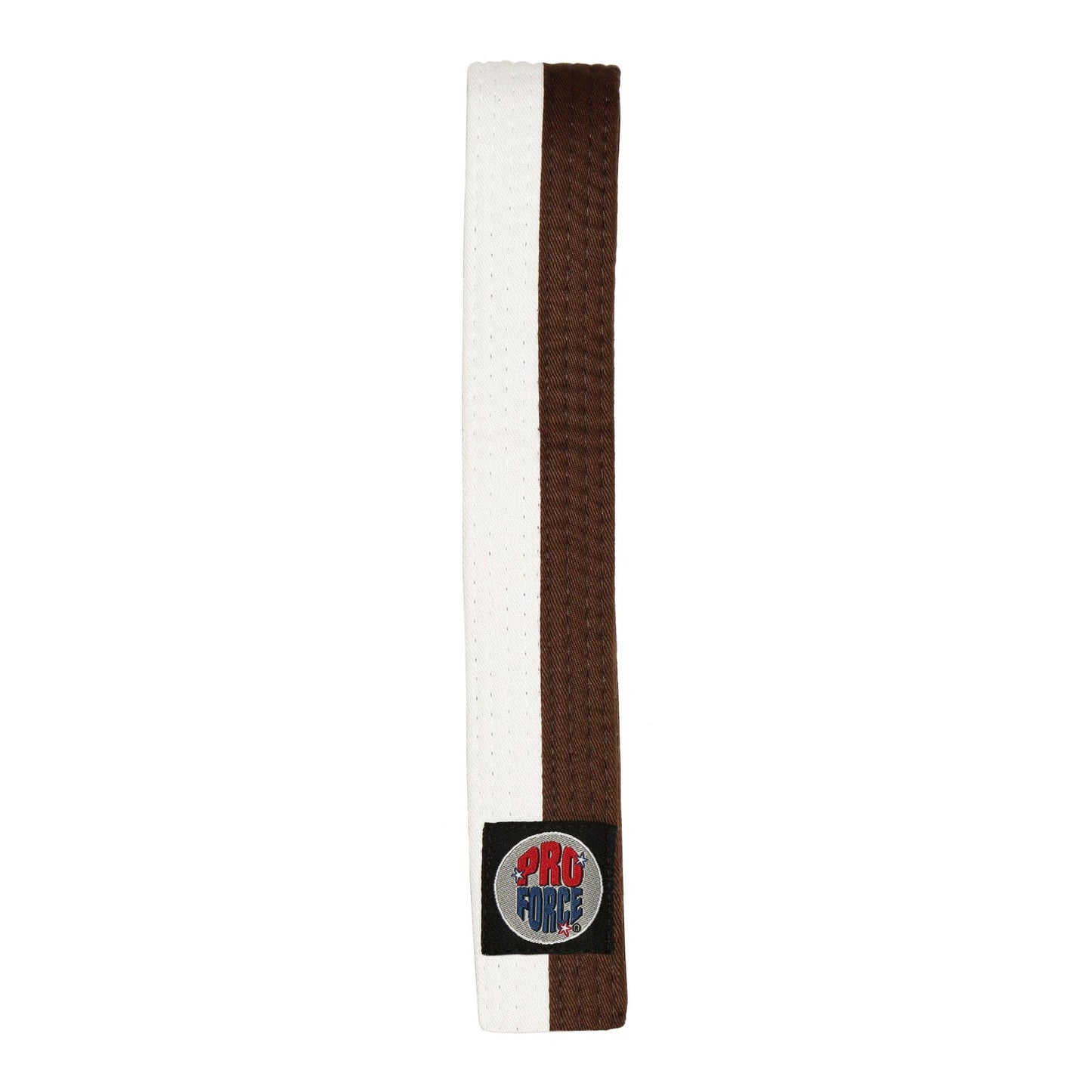 ProForce karate belt Brown / 0 child Small ProForce 1.5 inch wide Double Wrap Two-Tone Karate Belt