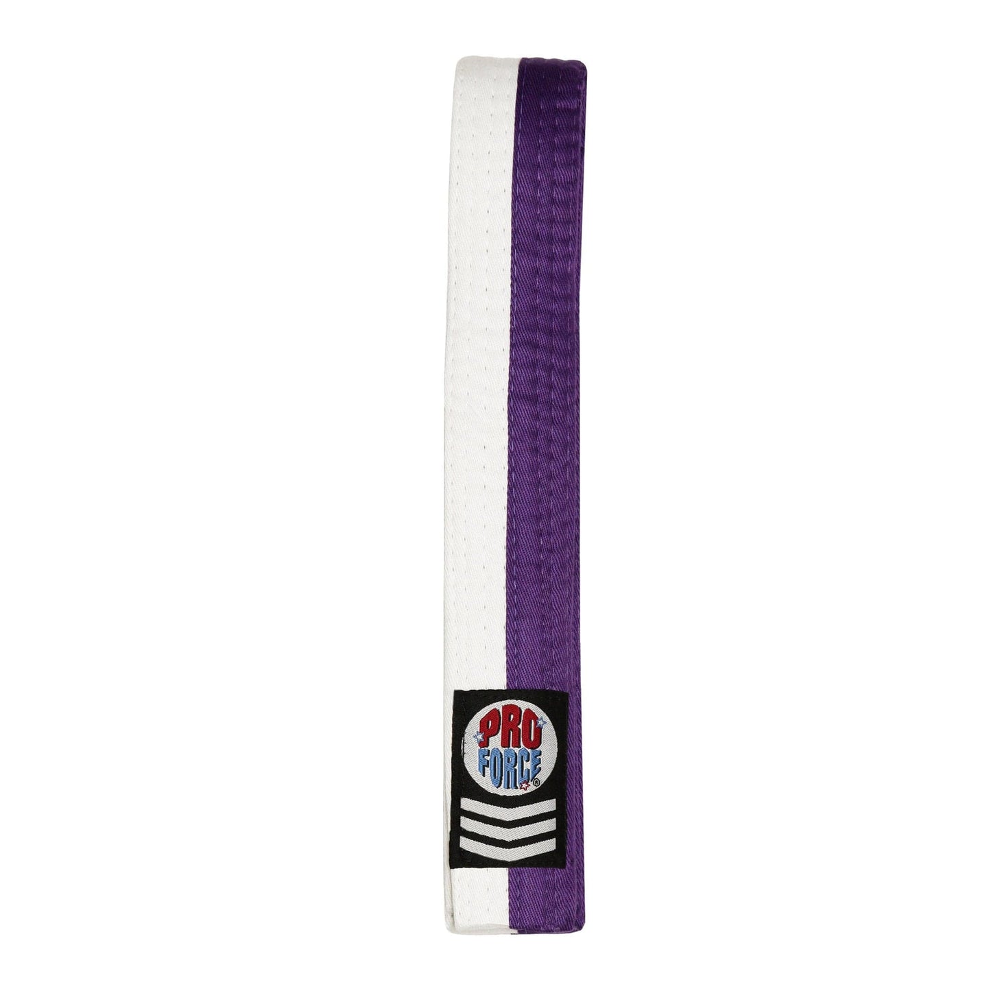 ProForce karate belt Purple / 0 child Small ProForce 1.5 inch wide Double Wrap Two-Tone Karate Belt