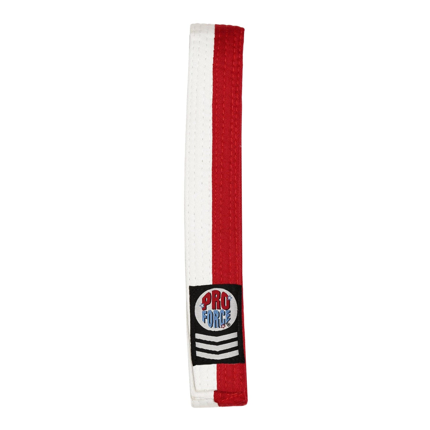 ProForce karate belt Red / 0 child Small ProForce 1.5 inch wide Double Wrap Two-Tone Karate Belt
