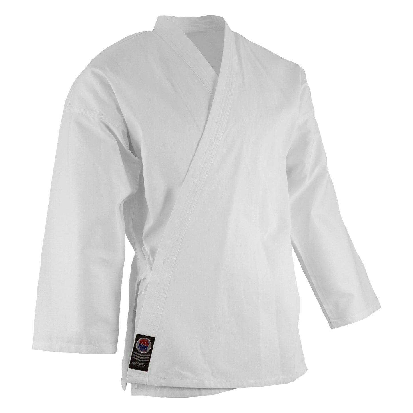 ProForce Karate Uniform ProForce 6 oz Karate Uniform Elastic Drawstring Pants poly cotton blend White