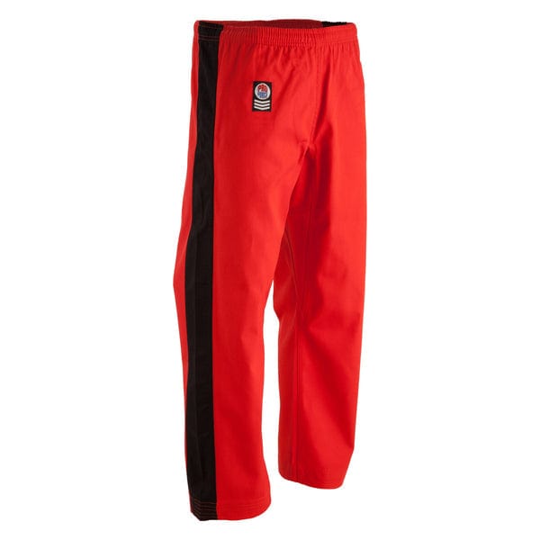 ProForce Karate Uniform Red w/ Black Stripe / 000 child XXS ProForce Gladiator Demo Karate Pants