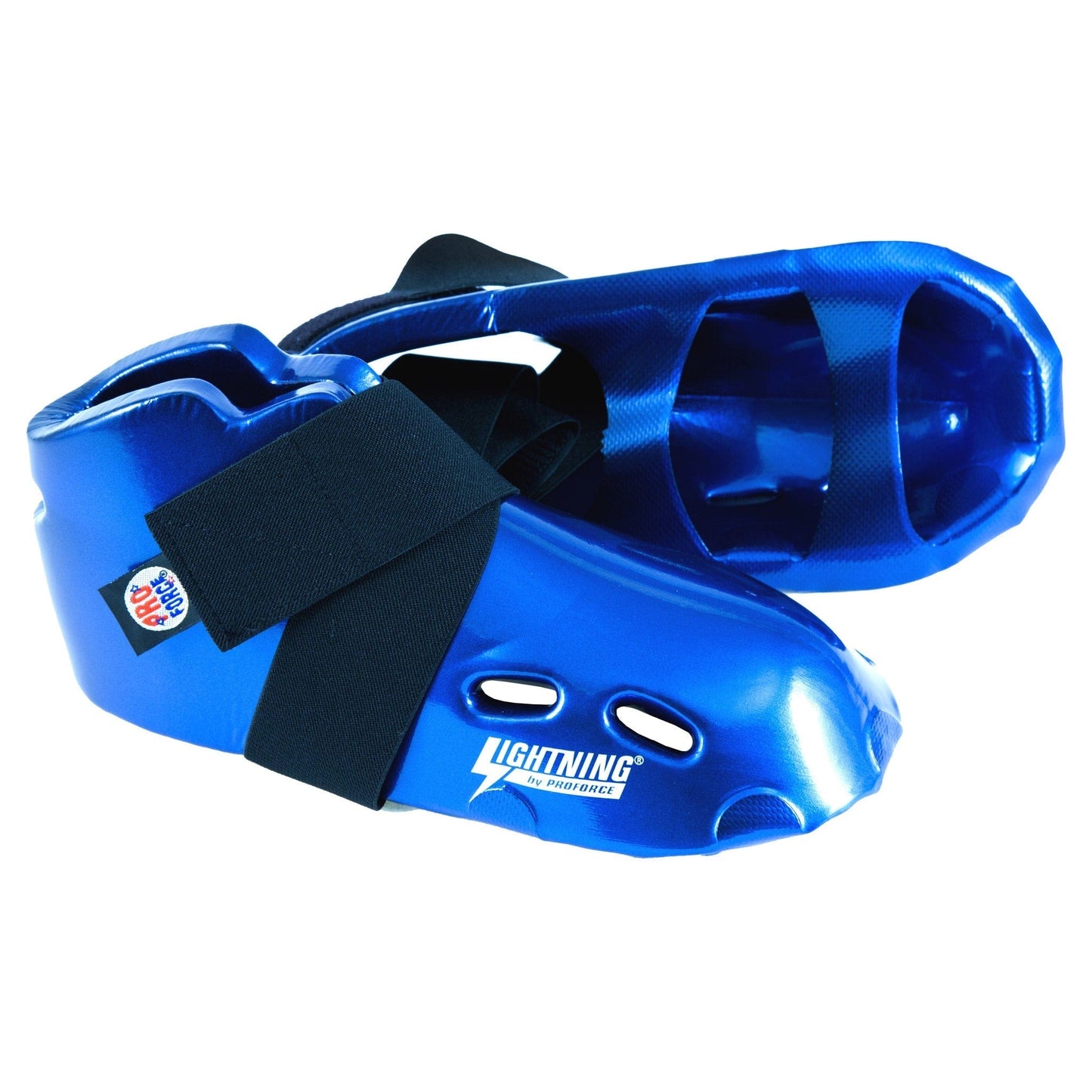 ProForce Sparring Gear Blue / ch X-small / 12-13 ProForce Lightning Karate Sparring Boots Kicks