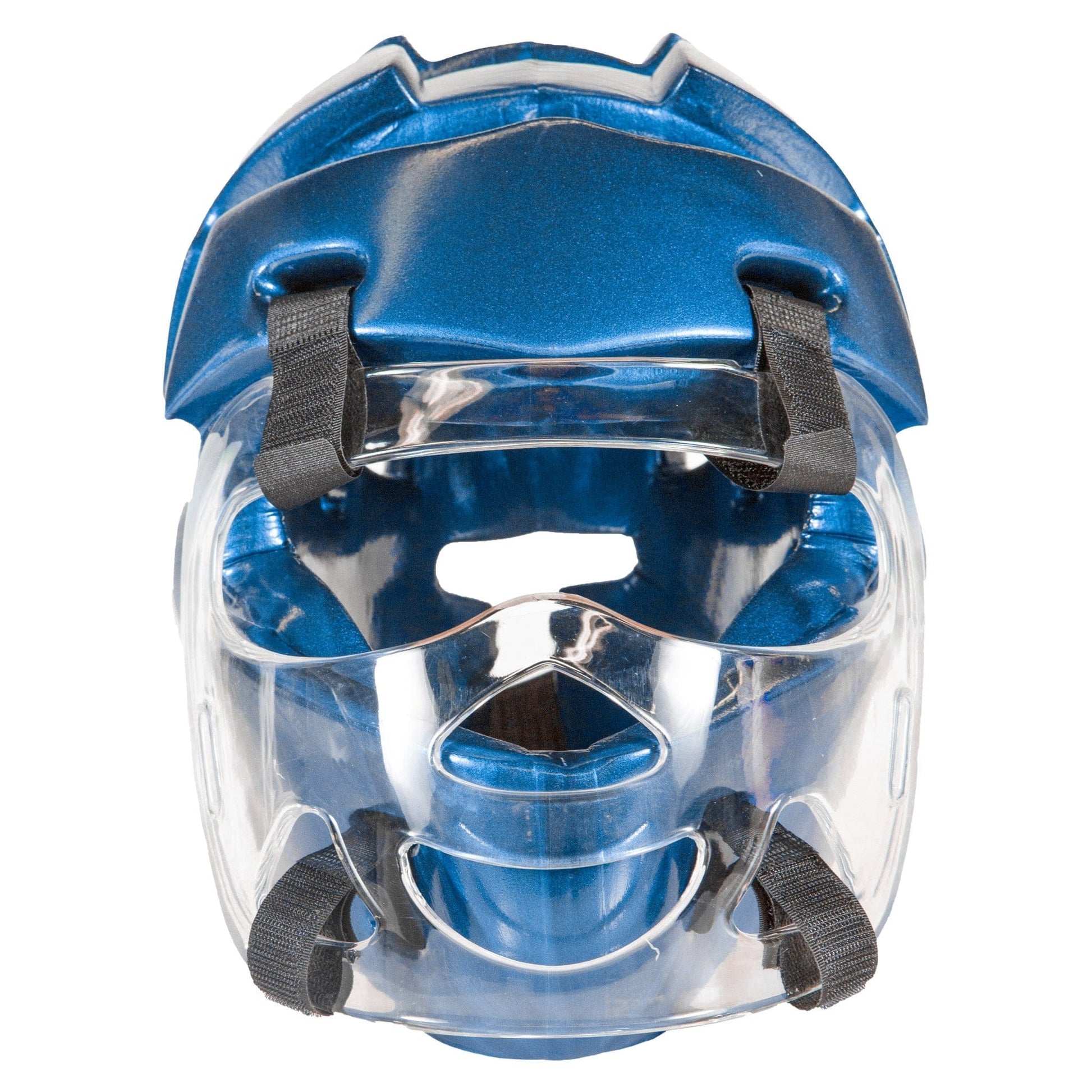ProForce Sparring Gear ProForce Lighting 5 Piece Sparring Gear Combo Set BLUE with Full head and face mask