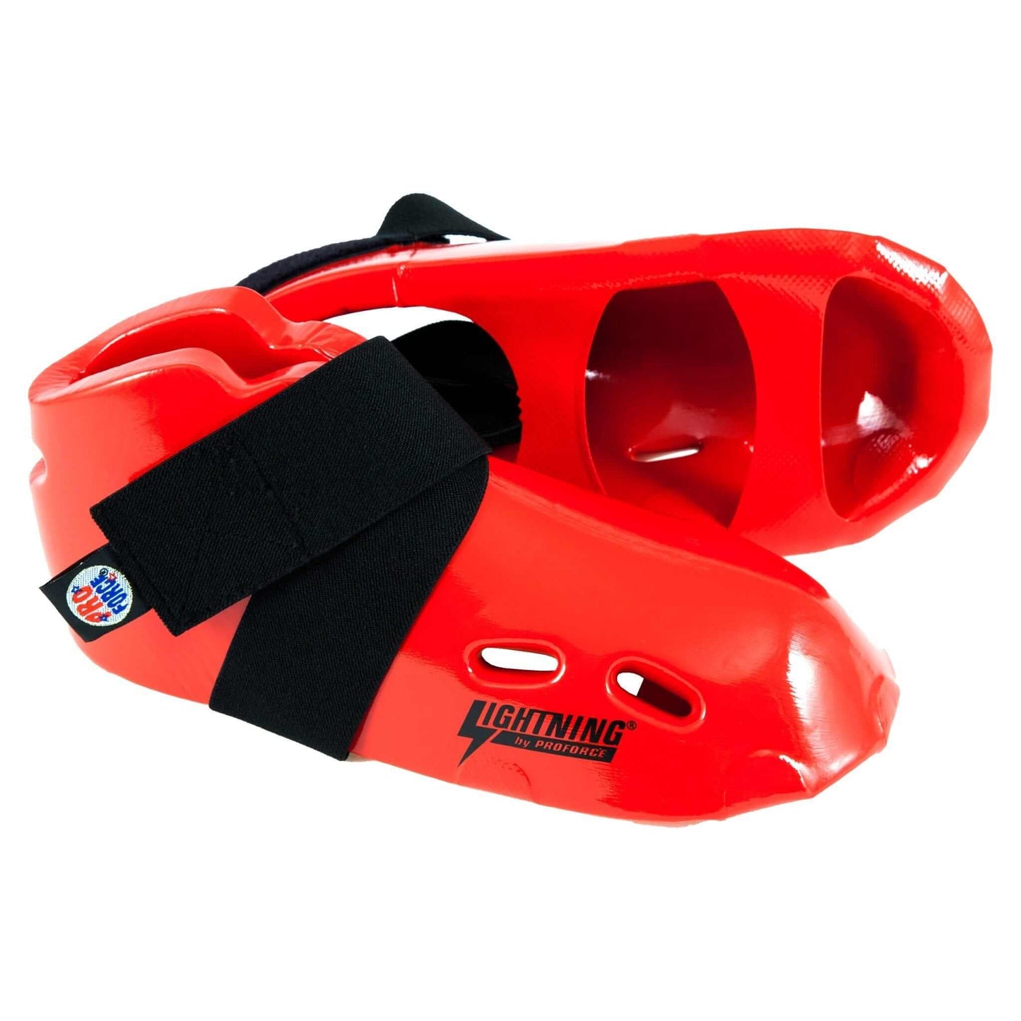 ProForce Sparring Gear Red / ch X-small / 12-13 ProForce Lightning Karate Sparring Boots Kicks