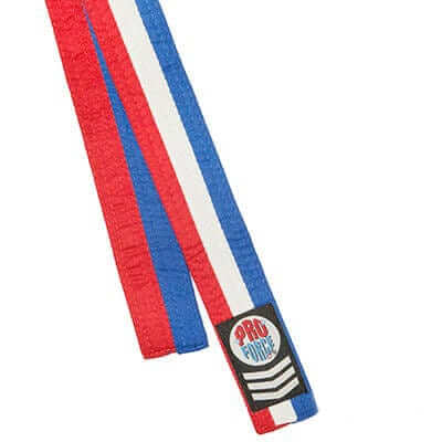 ProForce sporting goods 0 child small ProForce 1.75 inch wide Red White and Blue Karate Belt