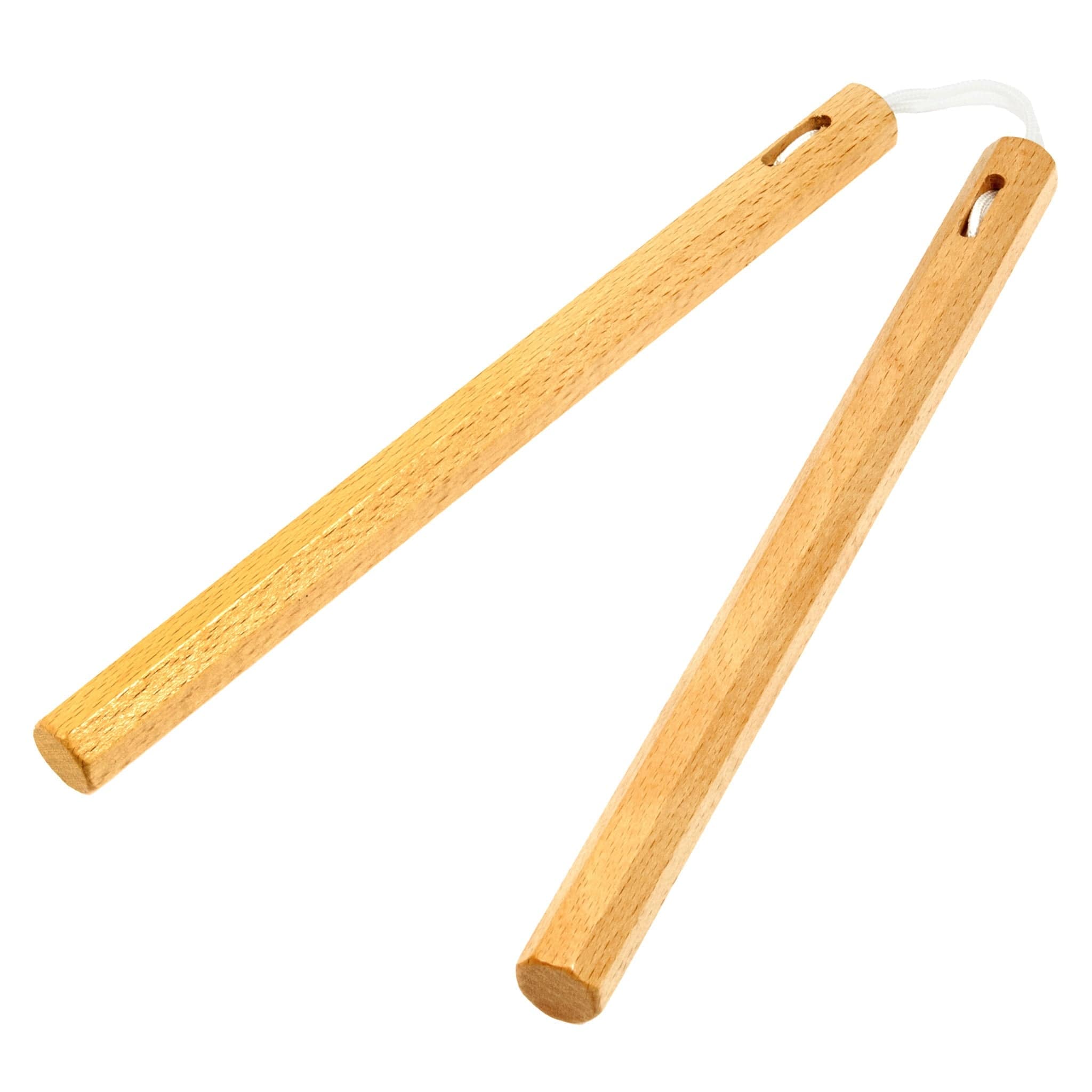 Octagon Demo Sticks with rope- natural -karate