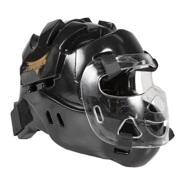 ProForce sporting goods Black / Adult Small ProForce Thunder Full Headguard with Shield