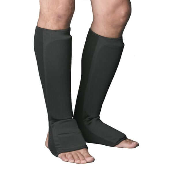 ProForce sporting goods Black / child med ProForce Combination Cloth Shin/Instep Guard