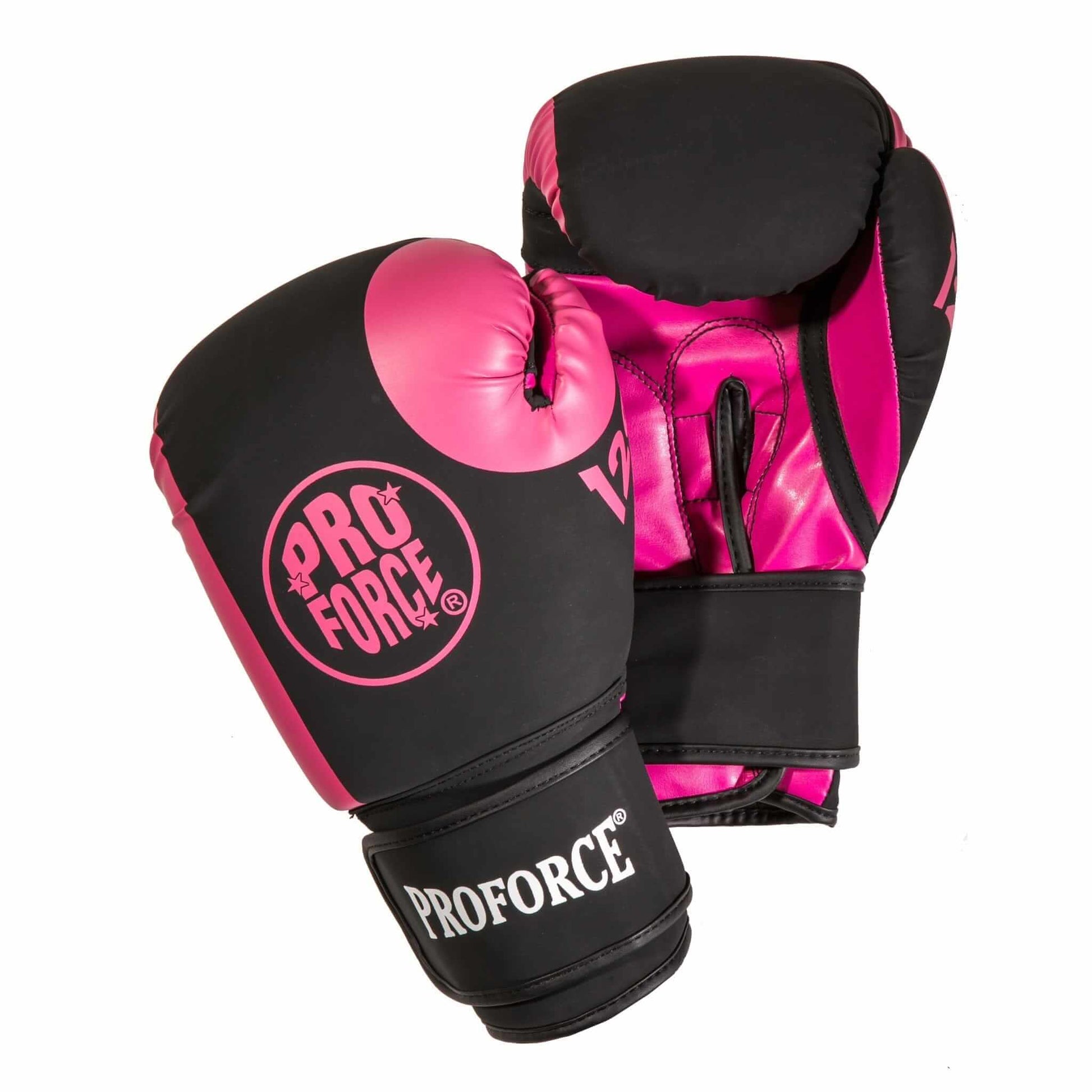 ProForce Sporting goods black/fuchsia ProForce Tactical Boxing Training Glove - 12oz kickboxing