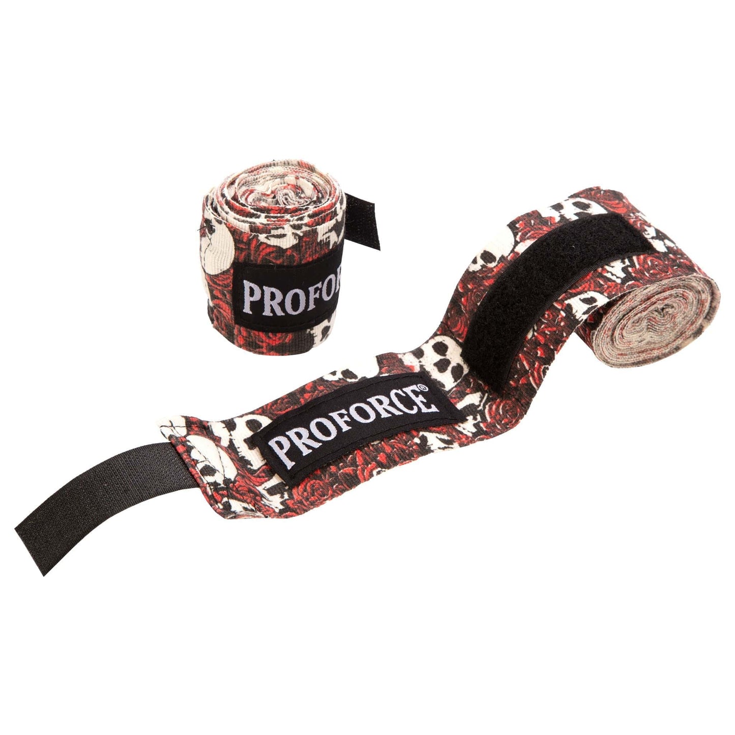 ProForce Sporting Goods black/red roses ProForce Designer boxing Hand Wraps - 120 inch