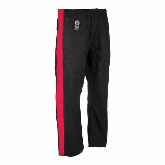ProForce sporting goods Black w/ Red Stripes / 000 child XXS ProForce Gladiator Demo Karate martial arts Pants