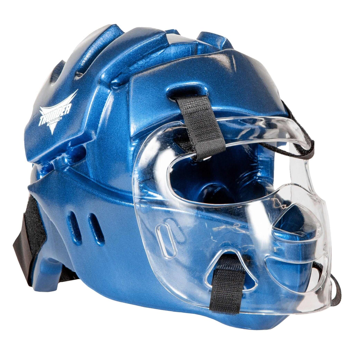ProForce sporting goods Blue / Adult Small ProForce Thunder Full Headguard with Shield