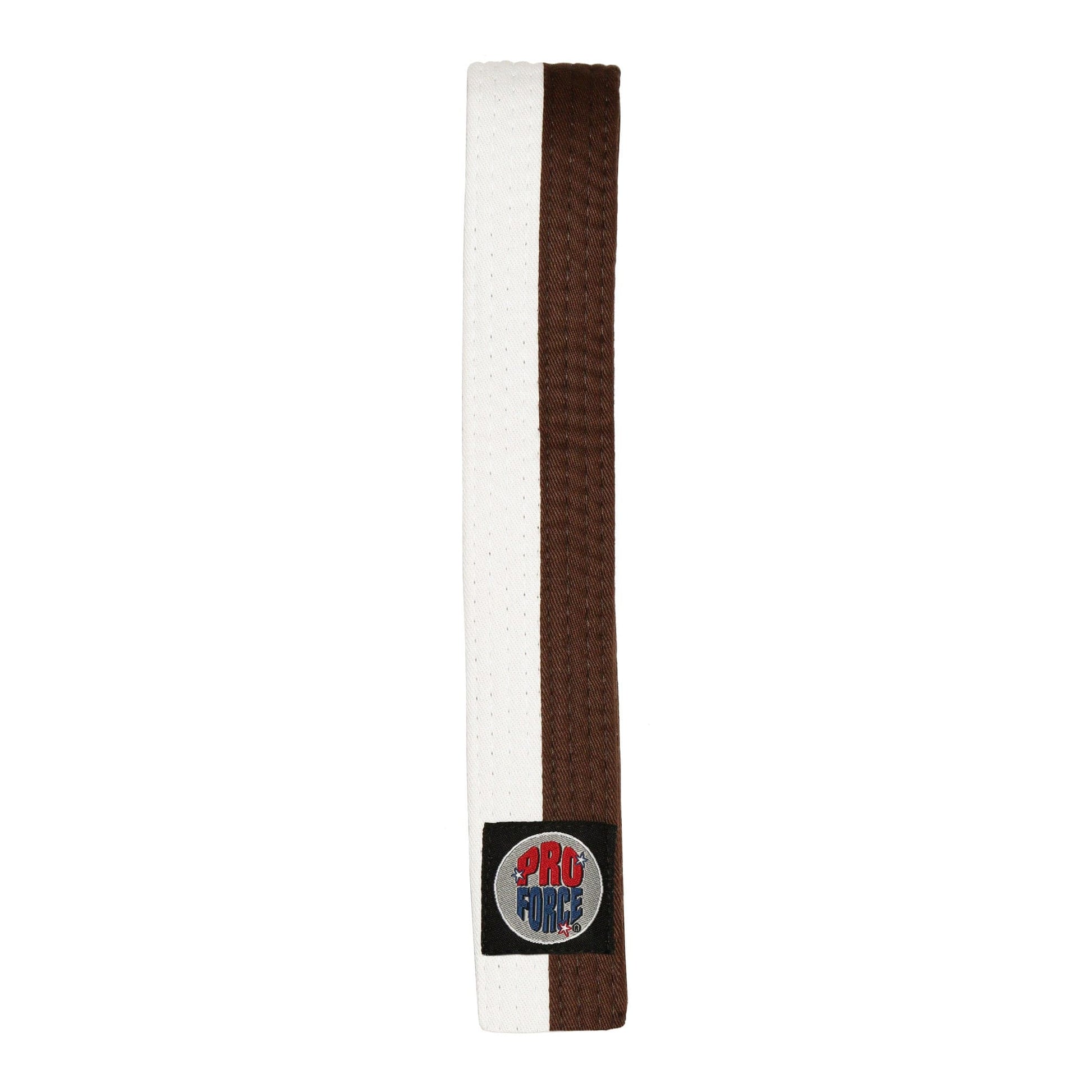 ProForce sporting goods Brown / 0 child Small ProForce 1.5 inch wide Double Wrap Two-Tone Karate Belt