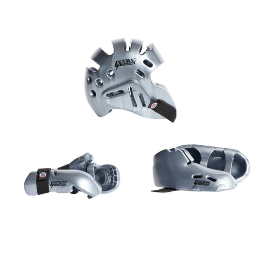 ProForce sporting goods ch xs/12-13 / Small ProForce Lighting 5 Piece Sparring Gear Combo Set SILVER