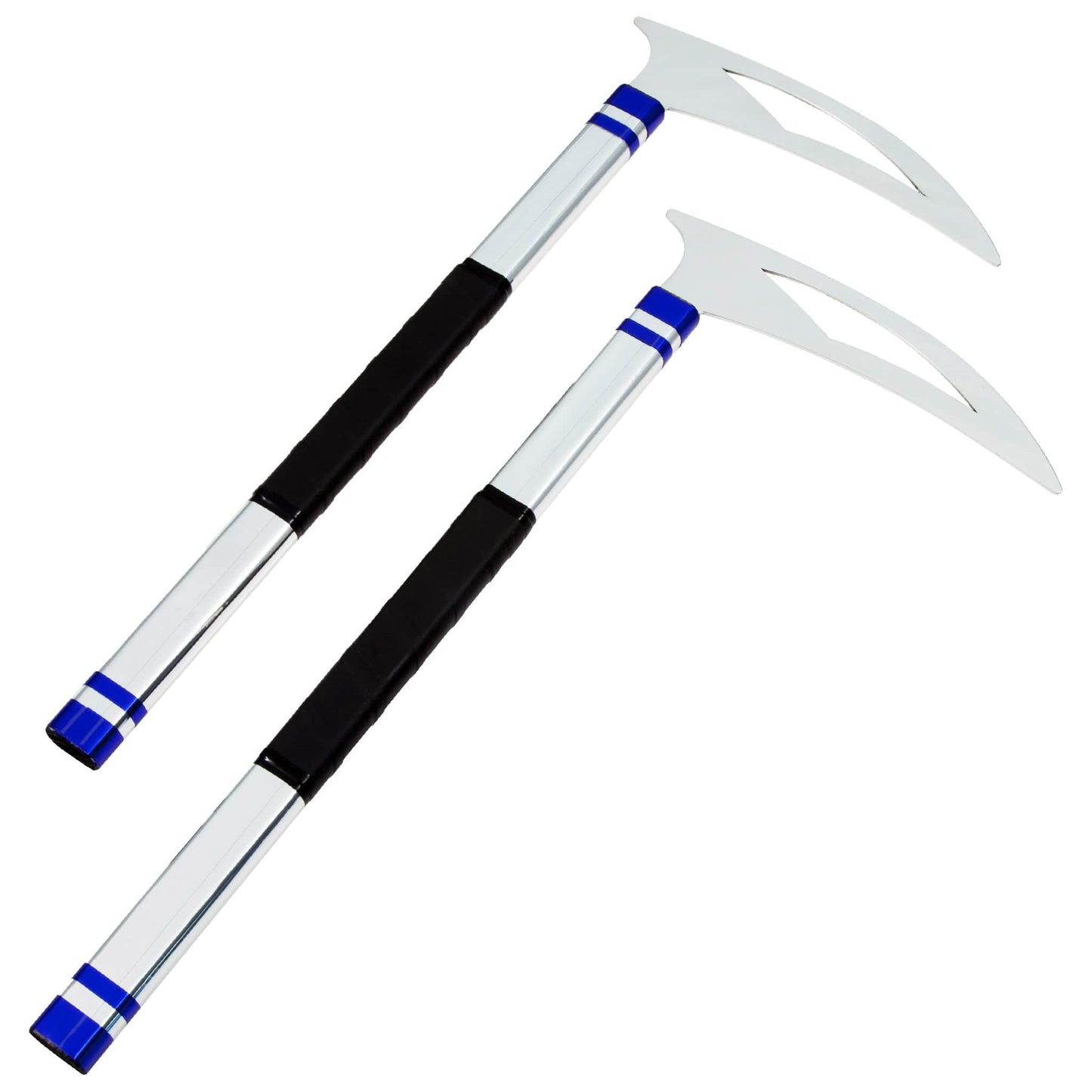 ProForce sporting goods Chrome/Blue G-Force Alien Kama martial arts karate demo