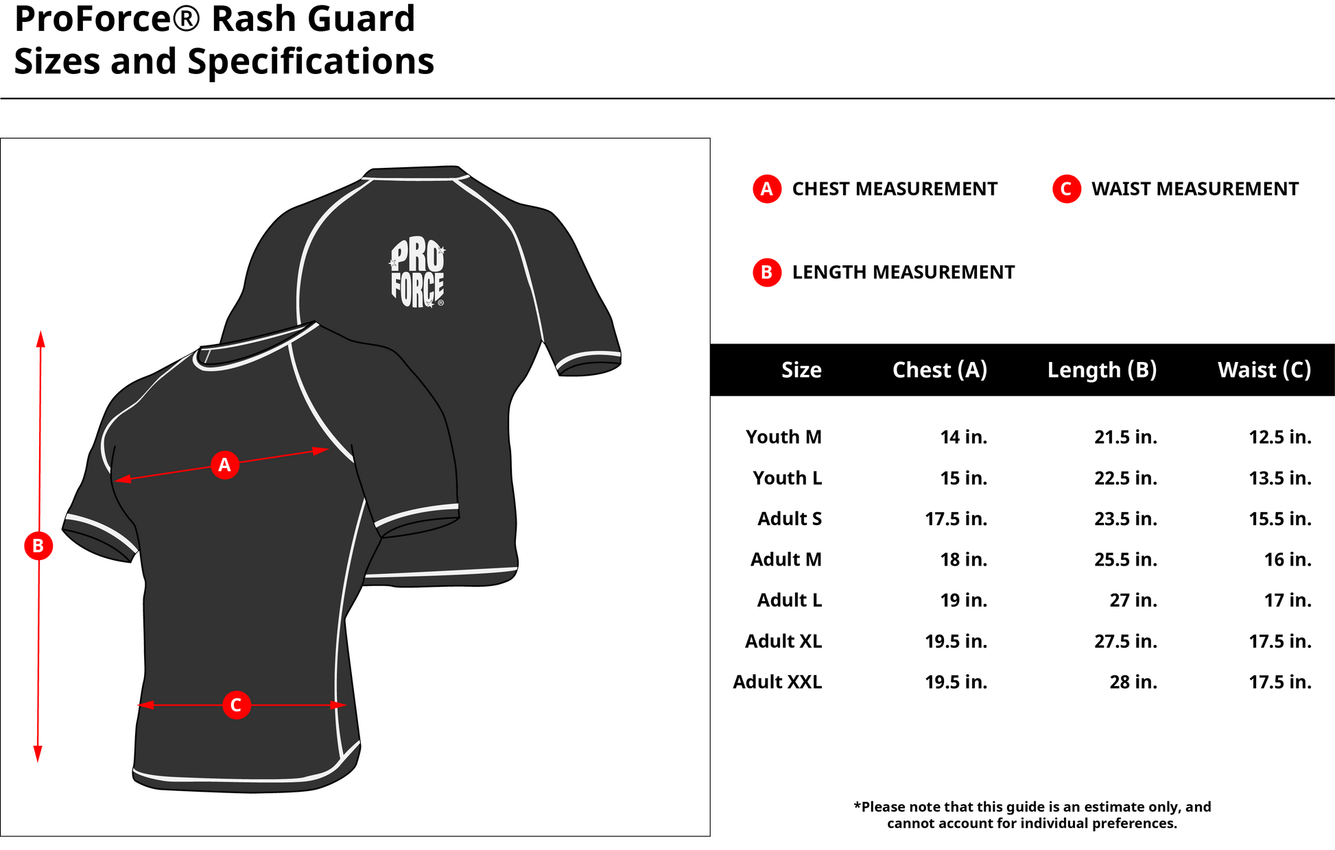 ProForce sporting goods ProForce II Short Sleeve Rash Guard mma jiu jistu