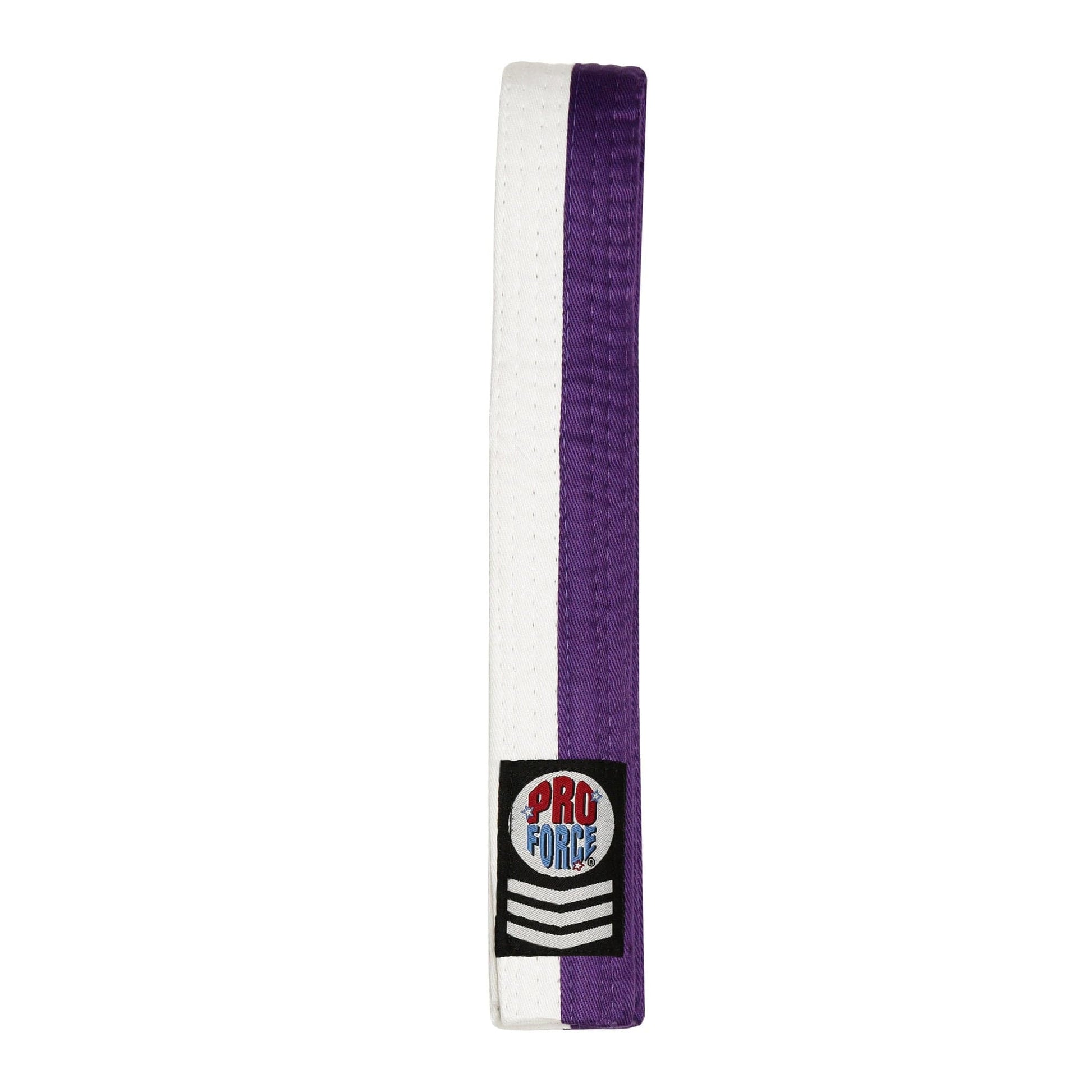 ProForce sporting goods Purple / 0 child Small ProForce 1.5 inch wide Double Wrap Two-Tone Karate Belt