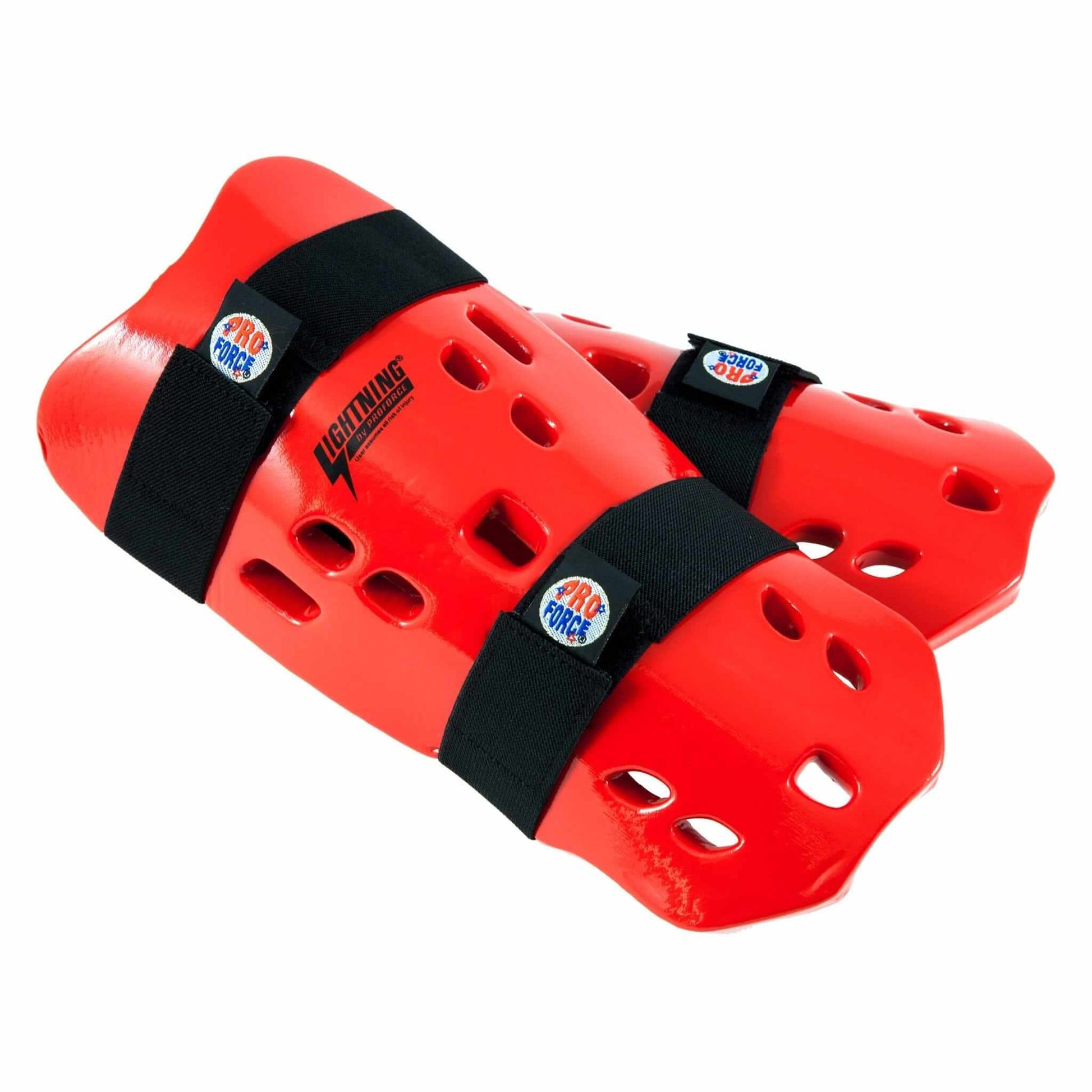 ProForce sporting goods Red / child/small ProForce Lightning Shin Guard karate taekwondo sparring