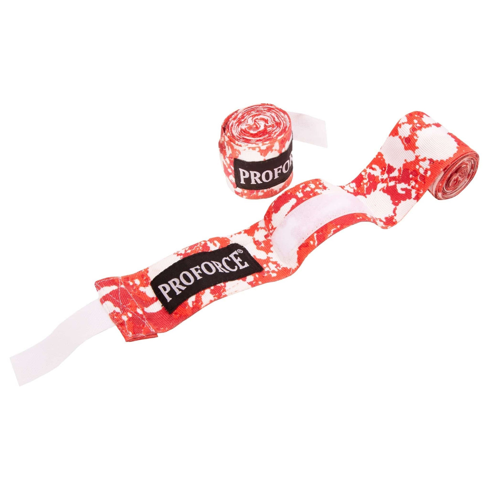 ProForce Sporting Goods red/white splatter ProForce Designer boxing Hand Wraps - 120 inch